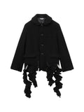 Black Comme Des Garçons ruffled jacket