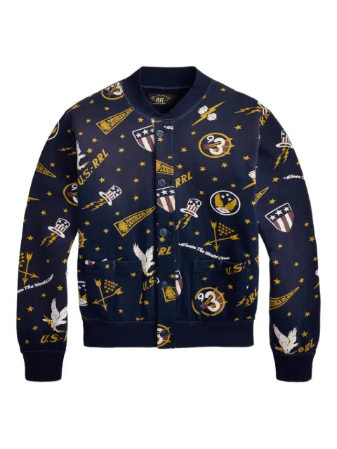 Ralph Lauren RRL patterned long-sleeved sweatshirt