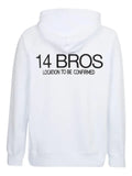 14BROS logo-print hoodie