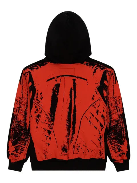 SP5DER JP5 Moto zipped hoodie