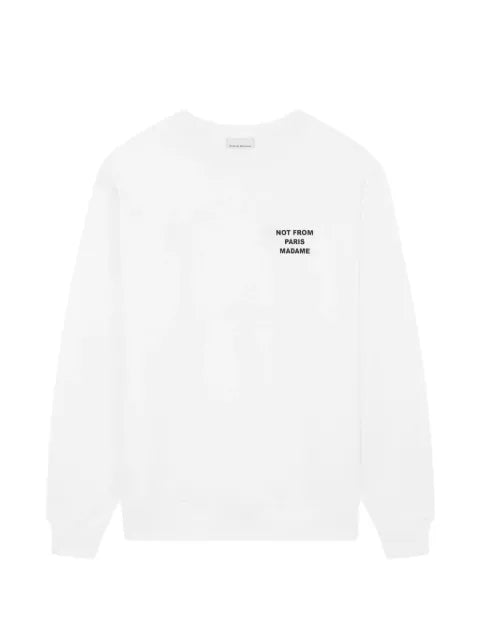 Drôle De Monsieur slogan crew-neck sweatshirt