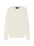 BOSS silk-cotton sweater with micro-check structure