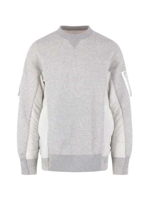 sacai crew neck sweater