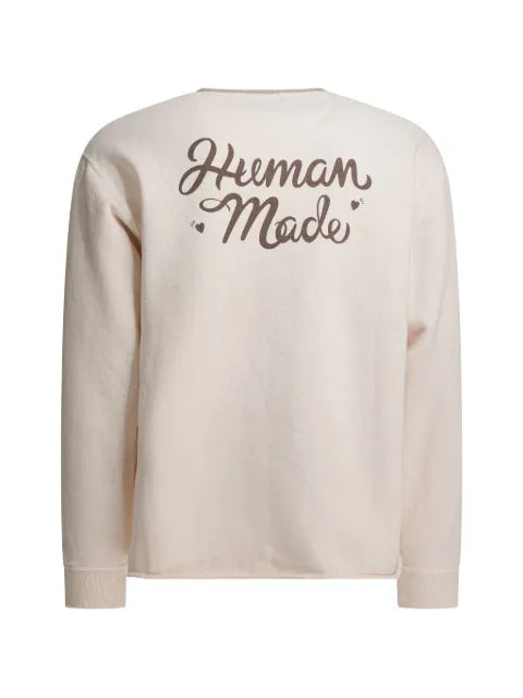 Human Made buttons logo sweatshirt