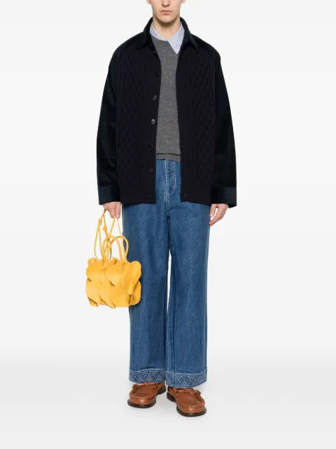 LOEWE hybrid overshirt in cotton and wool