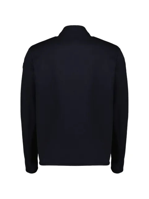 Moncler blue shirt jacket