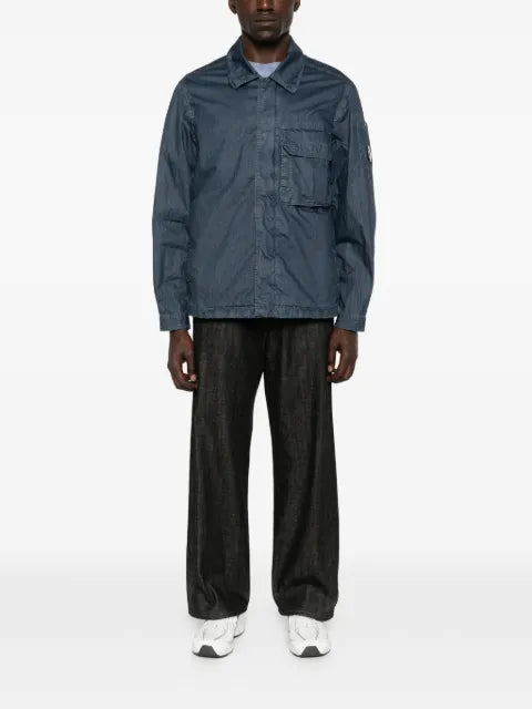 C.P. Company 50 Fili Wax zipped Lens overshirt