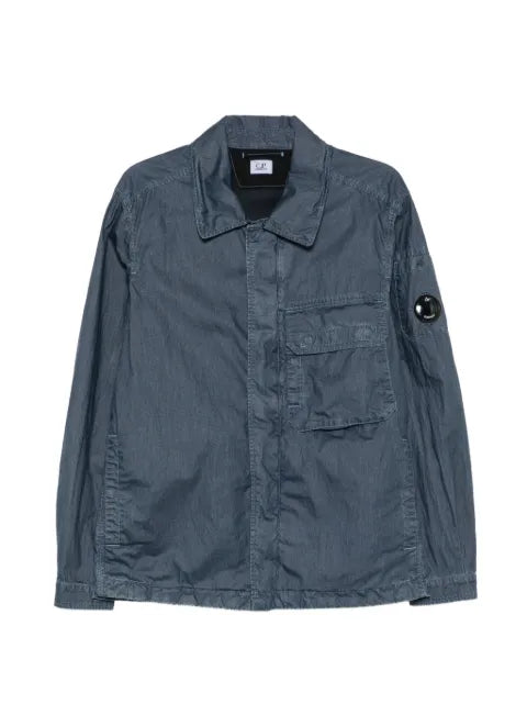 C.P. Company 50 Fili Wax zipped Lens overshirt