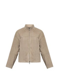 Emporio Armani perforated suede jacket