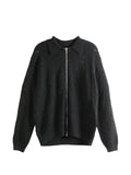 Vowels Eyelet heart-motif pointelle-knit jacket