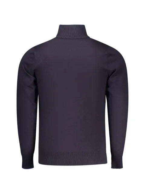 COVERI MOVING zip-fastening fine-knit sweater