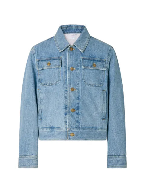 Thom Browne selvedge denim backstrap utility jacket