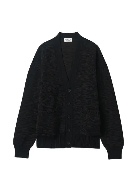 Johnstons of Elgin textured-finish V-neck cardigan
