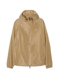 Burberry Checker-tape nylon hooded jacket