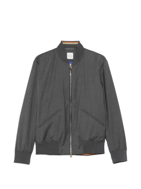 Paul Smith melange Storm System wool bomber jacket