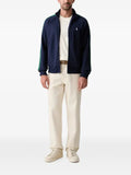 Polo Ralph Lauren logo-embroidered side-stripe zip-up sweatshirt