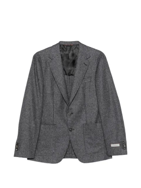 Canali houndstooth wool blazer