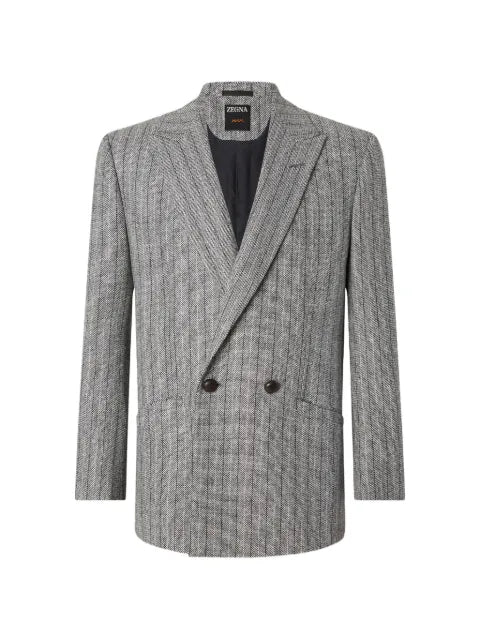 Zegna grey Trofeo Selection wool jacket