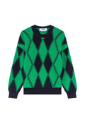MSGM argyle-knit sweater