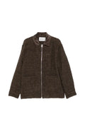 AMARANTO  bouclé corduroy-collar jacket
