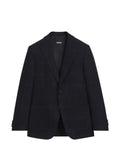 BOSS slim-fit blazer in checked virgin wool