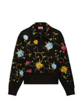 Kenzo 'KENZO Wildflower' embroidered half-zip sweatshirt