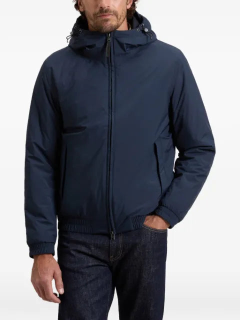 Woolrich micro-ripstop hooded jacket