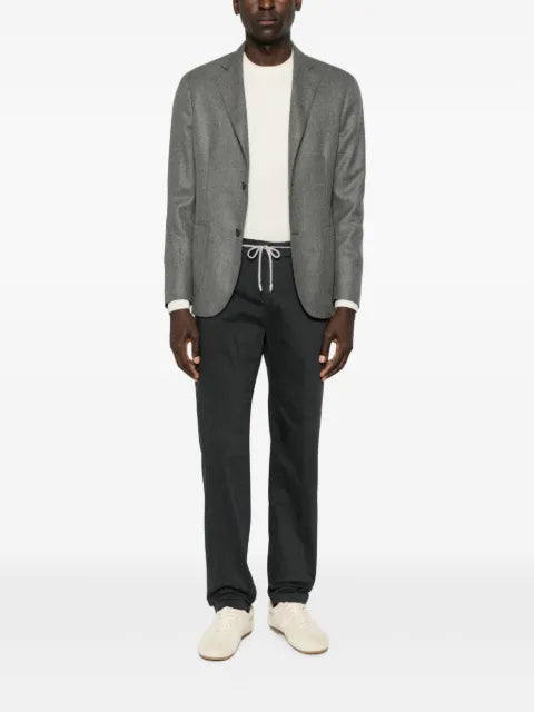 Barba single-breasted notch-lapel jacket