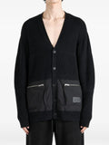 Undercover zip-pocket knit cardigan