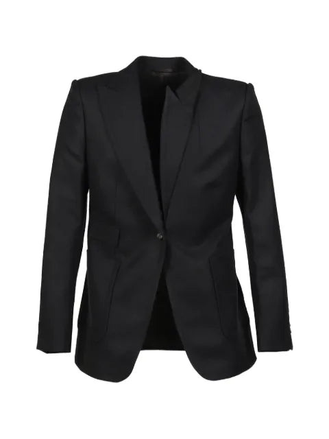 marina yee double-breasted wool blazer