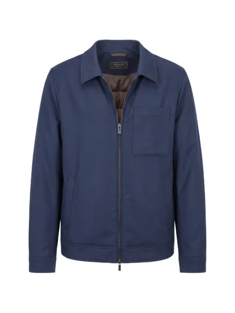 Peserico zip-up shirt jacket