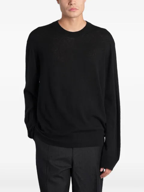 ANIPS crew-neck ribbed-trim sweater