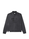 izzue logo-embroidery zip-up sweatshirt