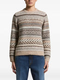 Peserico Fair Isle-knit sweater