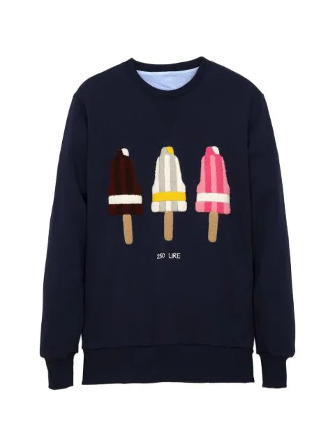 LC23 Gelati ice-cream-patch sweatshirt