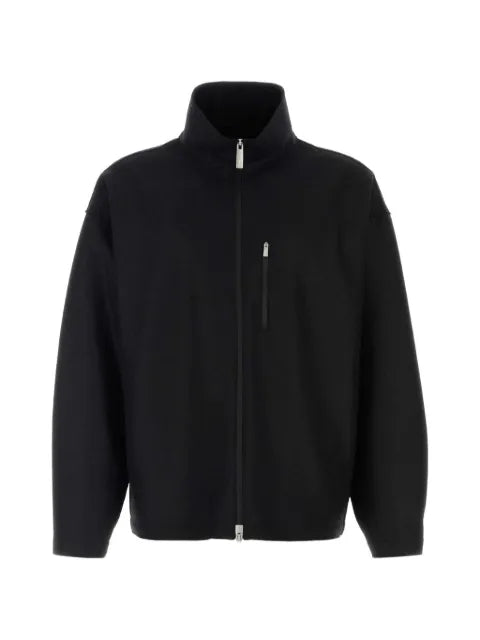 Laminar zip-up wool lightweight jacket