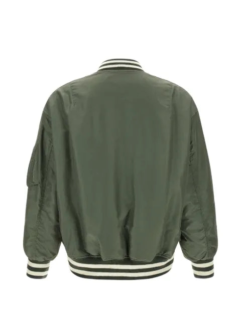 Comme des Garçons Homme patch-detail striped-trim jacket