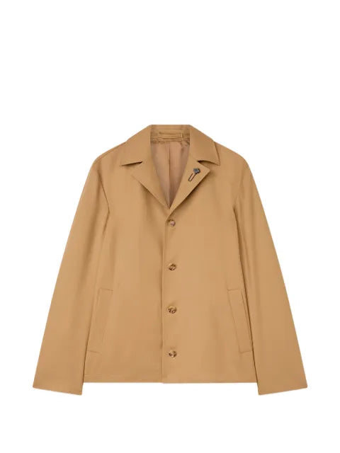 Lardini flannel shirt jacket