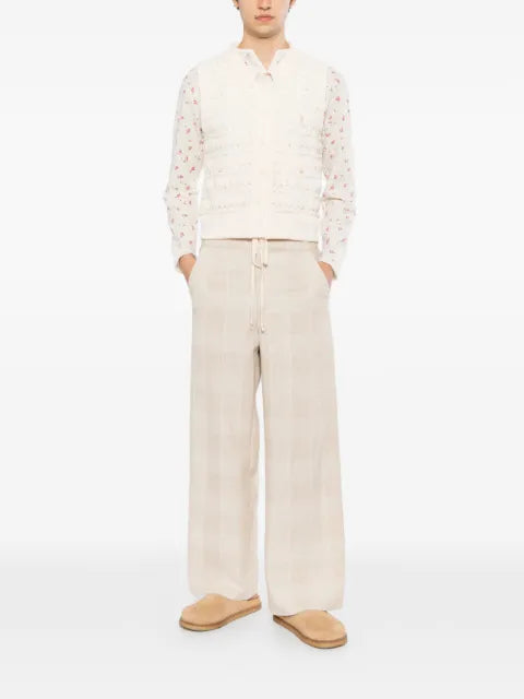 YOUNG N SANG button-up sleeveless cardigan