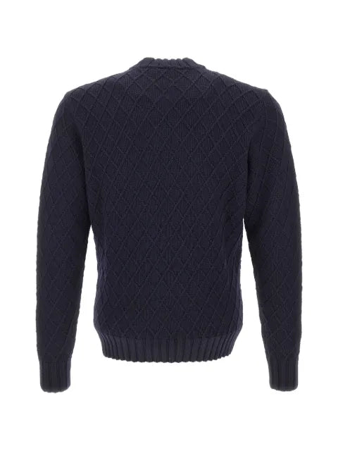 Filippo De Laurentiis diamond-knit sweater