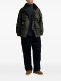 Barbour multi-pocket hooded jacket