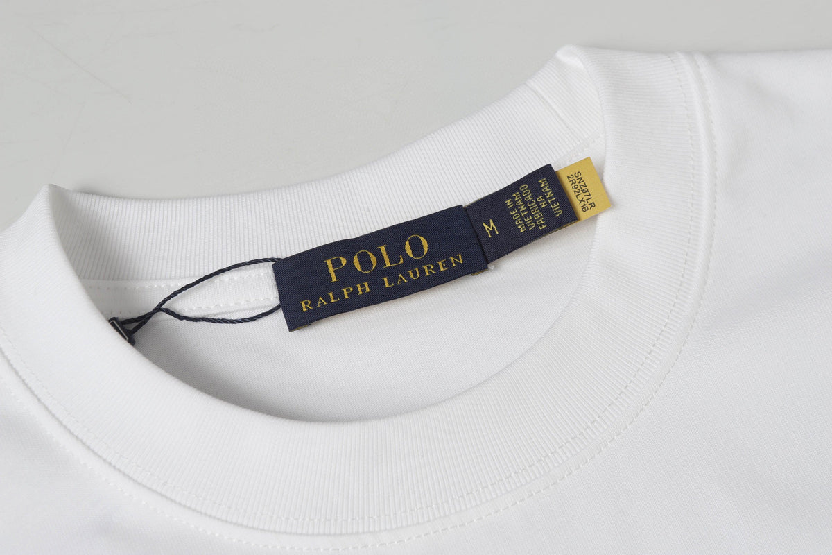 Ralph Lauren Men's Crew‑Neck Short‑Sleeve Embroidered Logo T‑Shirt
