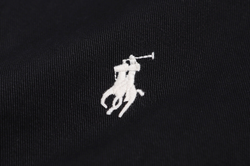 Polo Ralph Lauren Men’s Zip‑Up Harrington Jacket With White Pony & Script Embroidery