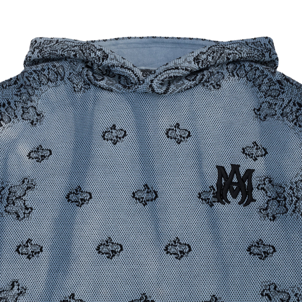 Blue Bandana Basketball Hoodie