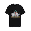 Rhude T-shirt Sailing Coconut Tree Print Short Sleeve T-shirt
