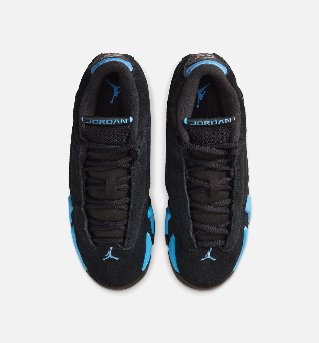 Air Jordan 14 Retro “Black & University Blue” Grade School Shoes