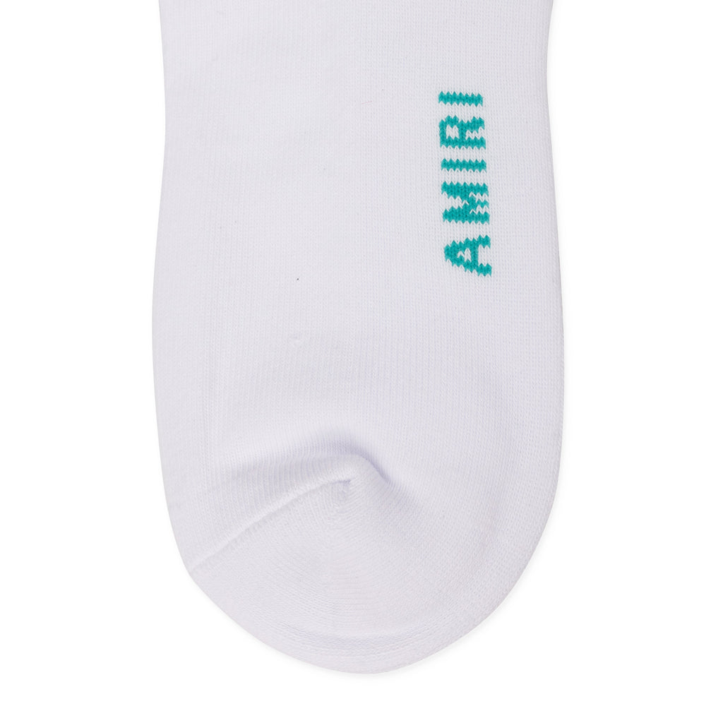 White/Teal Collegiate Tube Socks