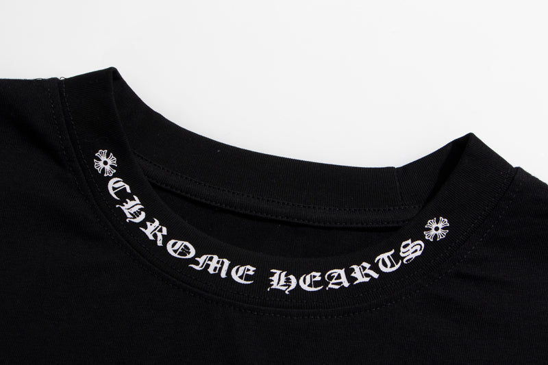 Chrome Hearts Neck Logo Cross Sleeve L/S T-shirt 9010