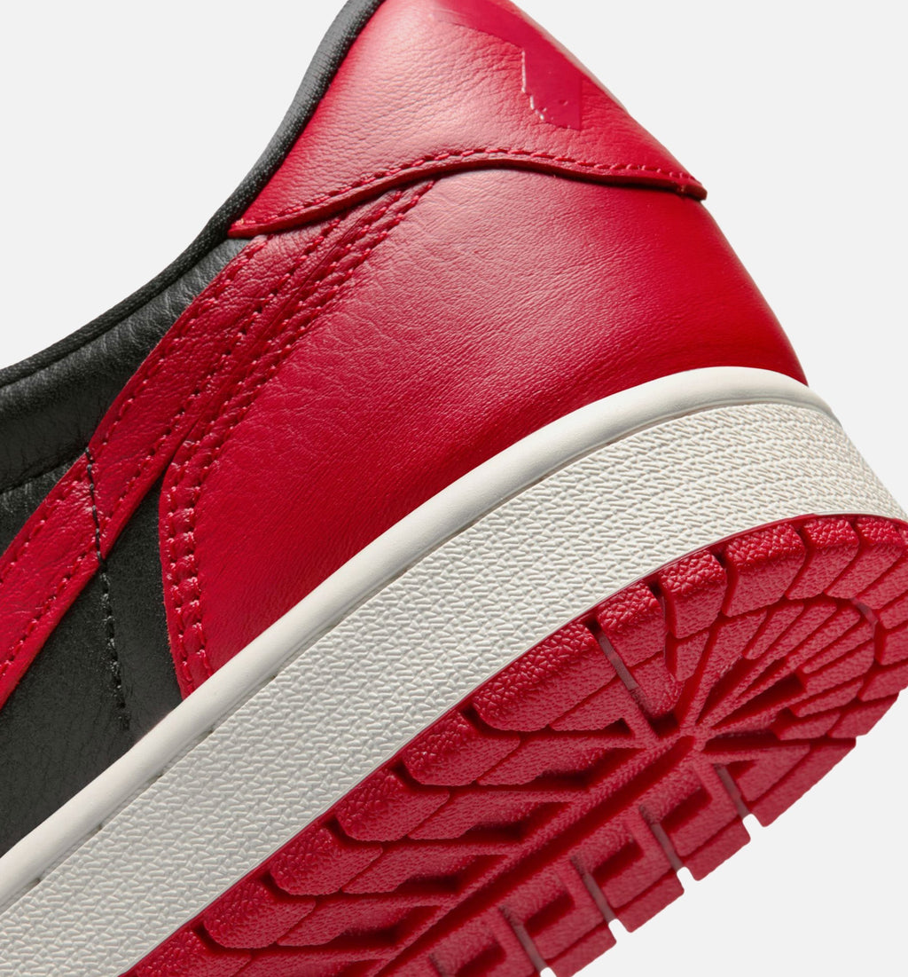 Air Jordan 1 Retro Low OG Banned Men's Shoes - Black Varsity Red White