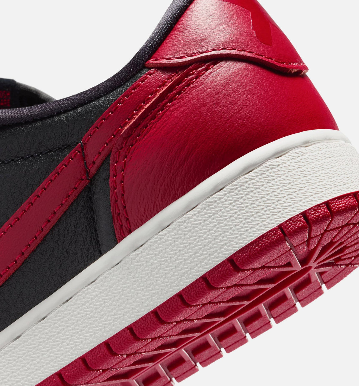 Air Jordan 1 Retro Low OG Banned Youth Sneakers - Black/Varsity Red/Summit White